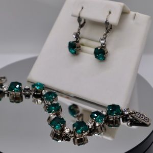 Swarovski Crystal Bracelet and Earring Set